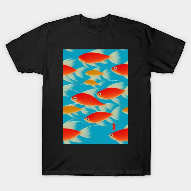 Fish pattern, a perfect gift for Anglers, Fisherman or any Nature Lover #2 T-Shirt by Endless-Designs